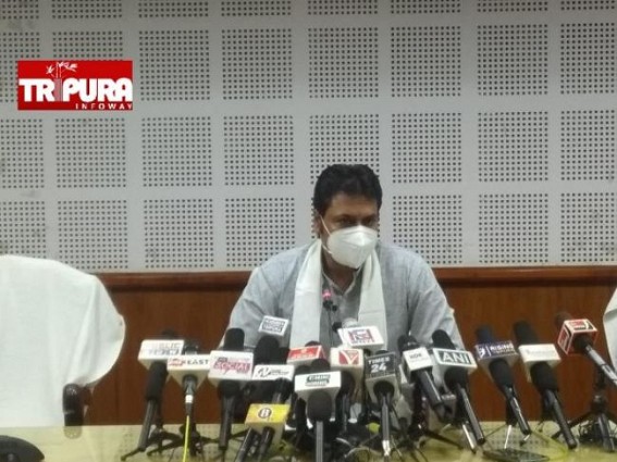 Biplab Deb’s tall promises continue from 50000 Govt Jobs in 12 months, 7 Lakhs Jobs in 30 months, Rs 1000 to 10 Lakhs people to various promises since 2018 but none yet to see reality : Tripura public fed-up with JUMLA Biplab Deb’s tall promises continue from 50000 Govt Jobs in 12 months, 7 Lakhs Jobs in 30 months, Rs 1000 to 10 Lakhs people to various promises since 2018 but none yet to see reality : Tripura public fed-up with JUMLA